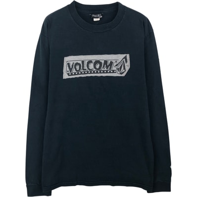 古着 VOLCOM サーフ スケート ロングTシャツ ロンT メンズM相当/eaa647422