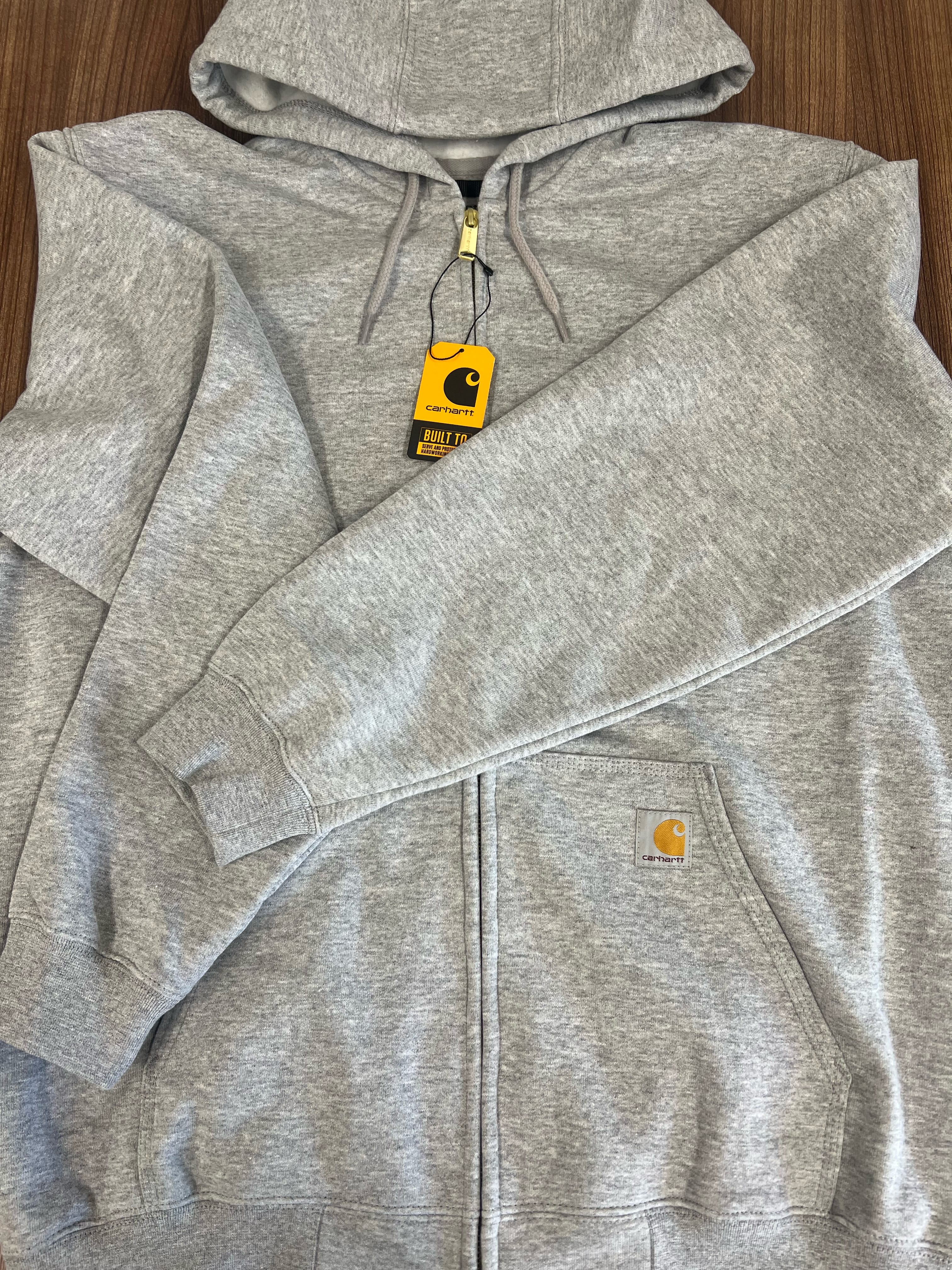 Carhartt Loose Fit Midweight Full-Zip Sweatshirt "Heather Grey"
