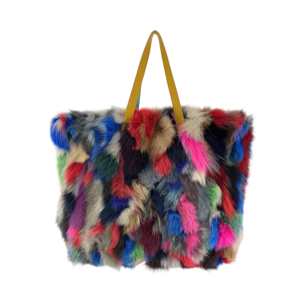 超美品 GALLERY DEPT ギャラリーデプト マルチカラー フォックス トートバッグ ショルダーバッグ 500490 【中古】