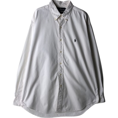 古着 ラルフローレン Ralph Lauren BLAKE 長袖 ボタンダウンシャツ メンズL相当/eaa477477