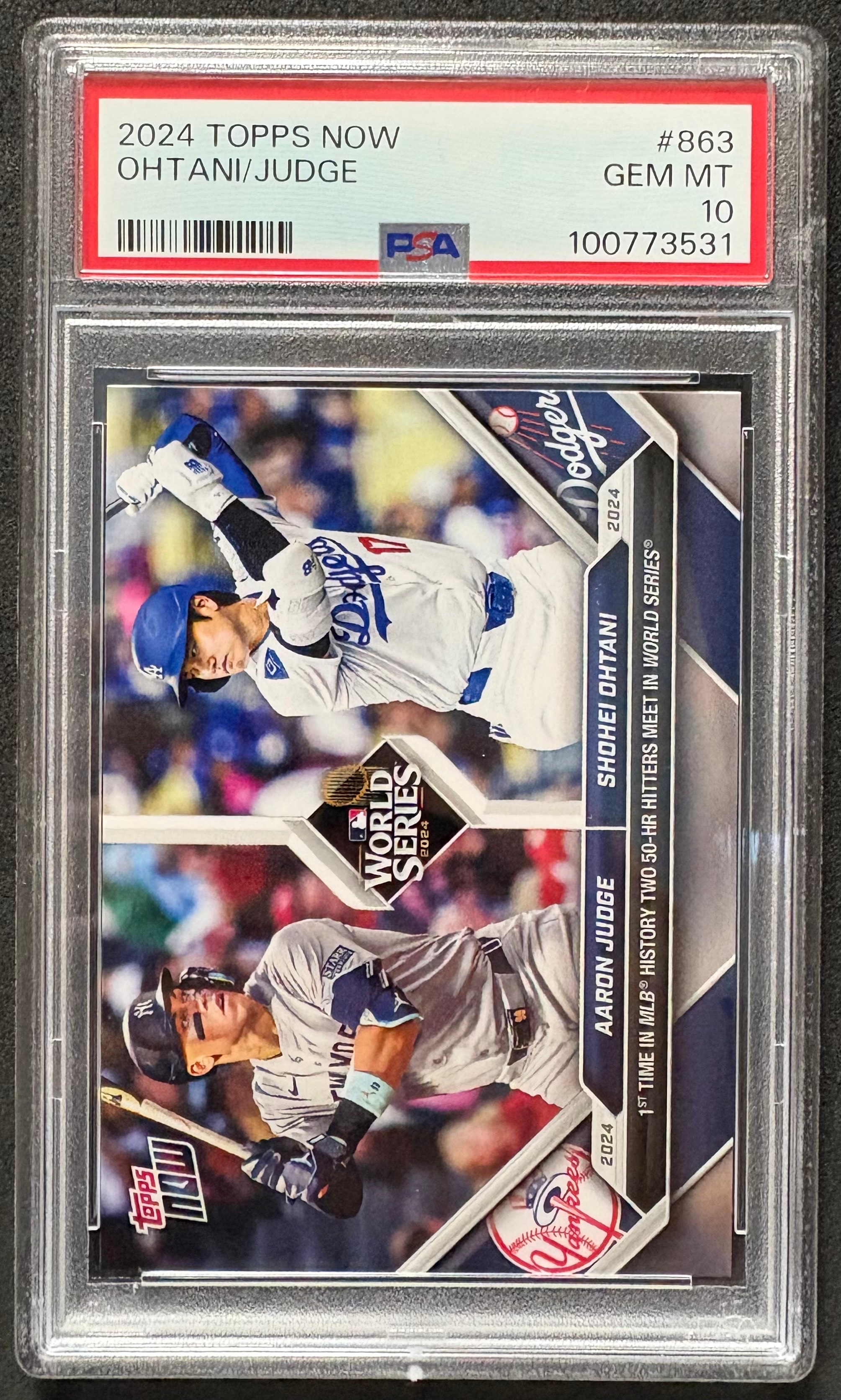 アーロンジャッジ / 大谷翔平 [863](2024 MLB トップスナウカード)