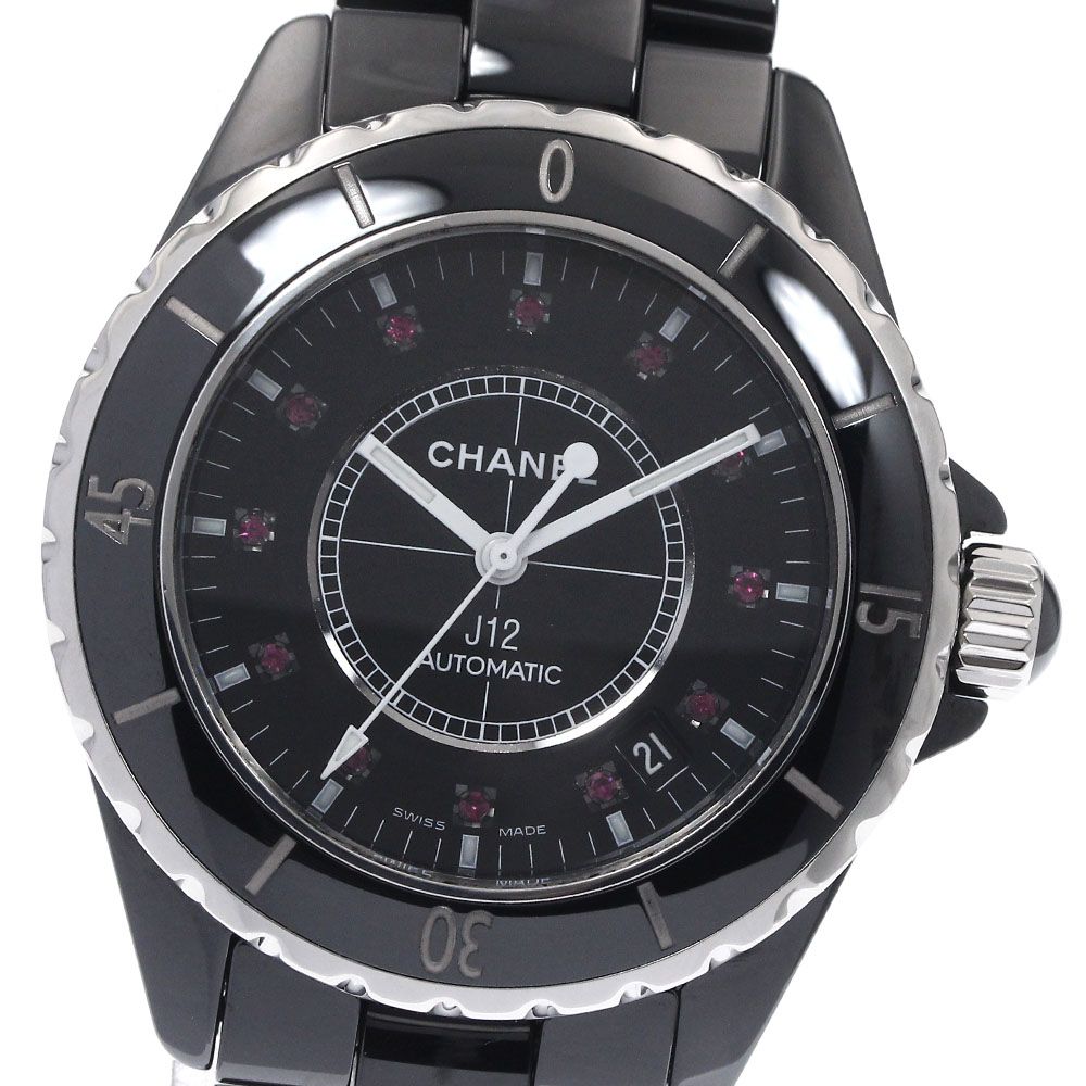☆良品 シャネル J12 12Pルビー H1635 メンズ 【中古】