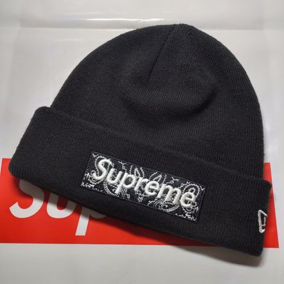 Supreme New Era® Box Logo Beanie "Black"