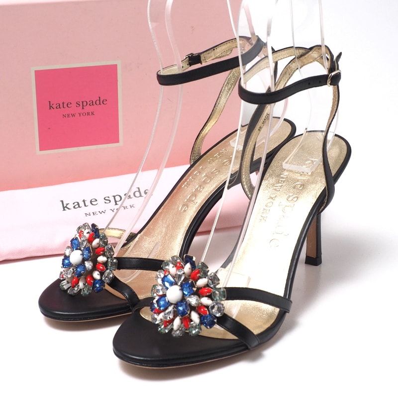■未使用品■Kate Spade ケイトスペード Jada Firework Sandals サンダル サイズ8B ストラップサンダル 靴 ビジュー 20240715/RA0569