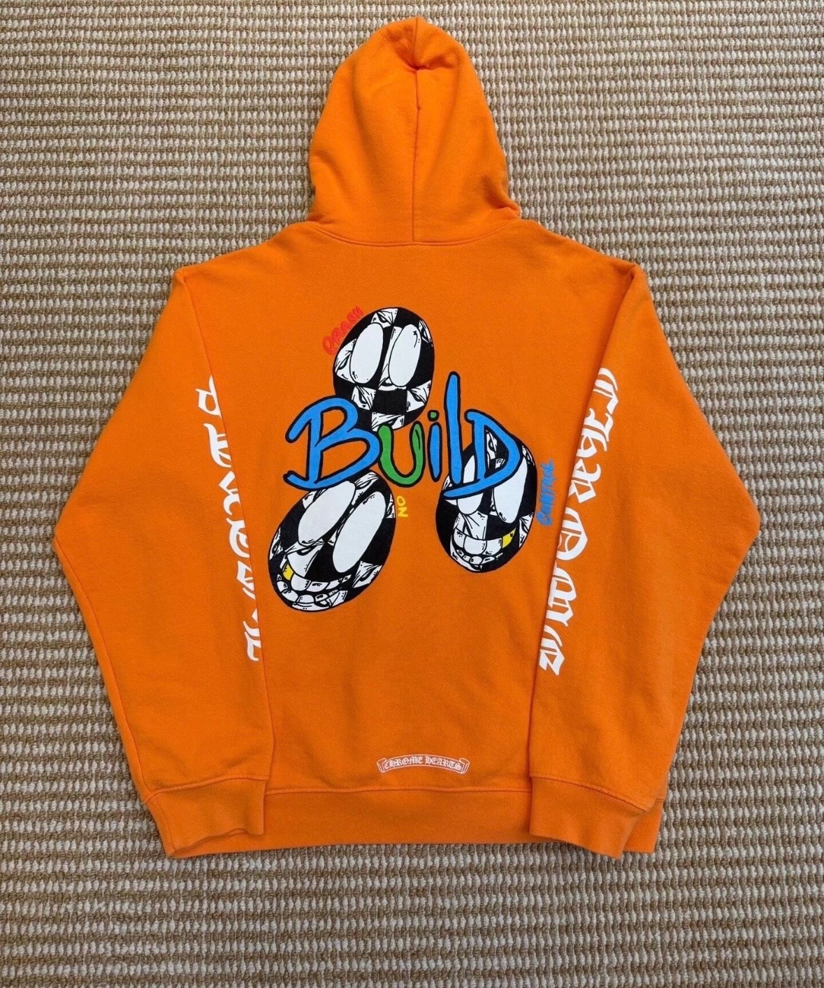 Chrome Hearts Matty Boy Link & Build Hoodie "Orange"