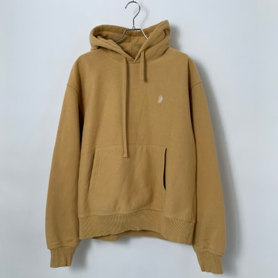 Stussy Swirl Embroidered Hoodie "Yellow"