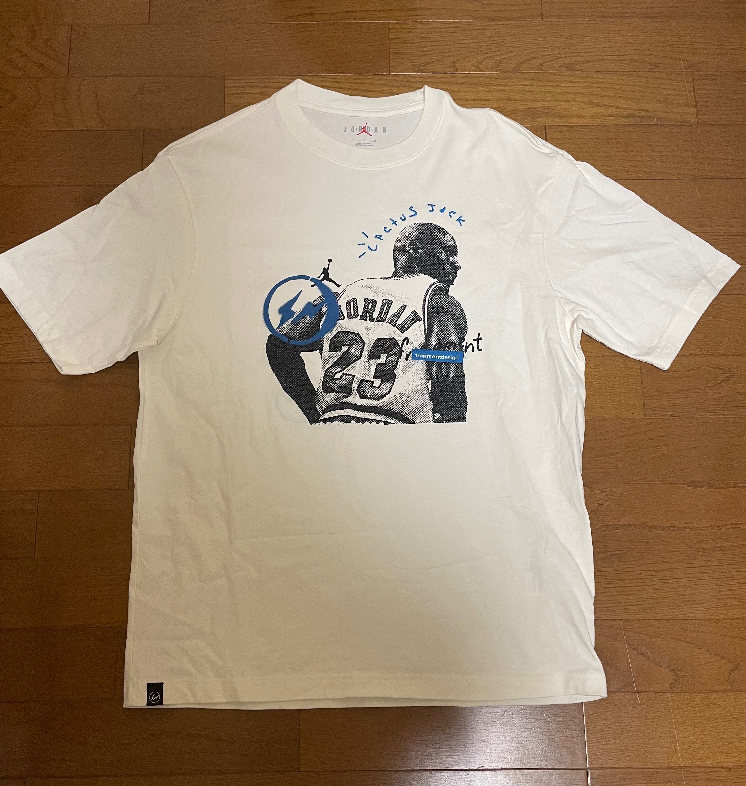 Air Jordan Travis Scott Fragment Tee "White"