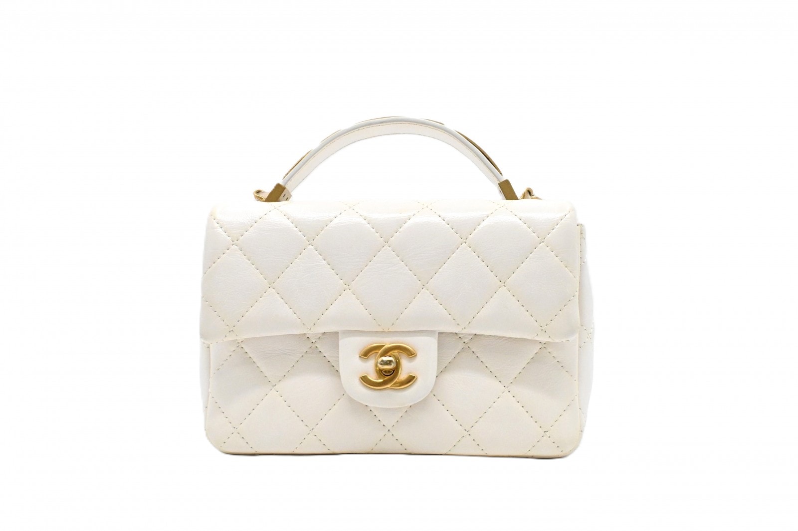 シャネル スモール　トップハンドル　フラップ　バッグハンドバッグ