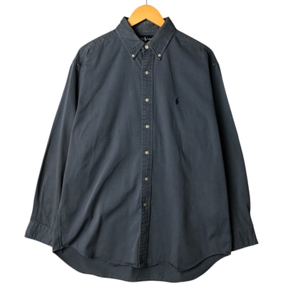 古着 ラルフローレン Ralph Lauren BLAKE 長袖 ボタンダウンシャツ メンズL相当/eaa573888