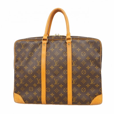 【6dc3878】ルイヴィトン ブリーフケース モノグラム ポルトドキュマンヴォワヤージュ M40226 ブラウン【中古】メンズ