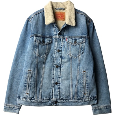 古着 リーバイス Levi's デニムボアジャケット メンズL相当/eaa645700