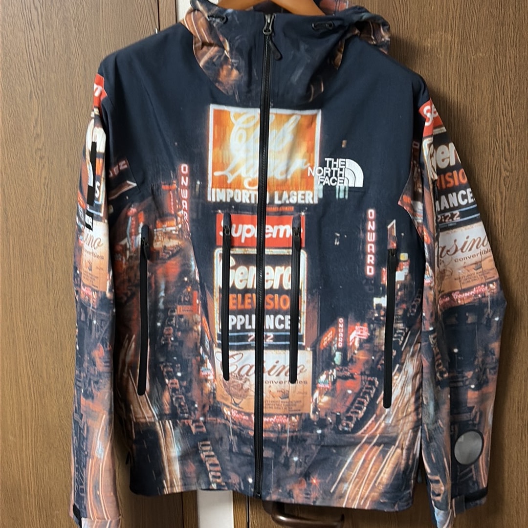 Supreme x The North Face Taped Seam Shell Jacket "Times square" NP52207I x NF0A82RK