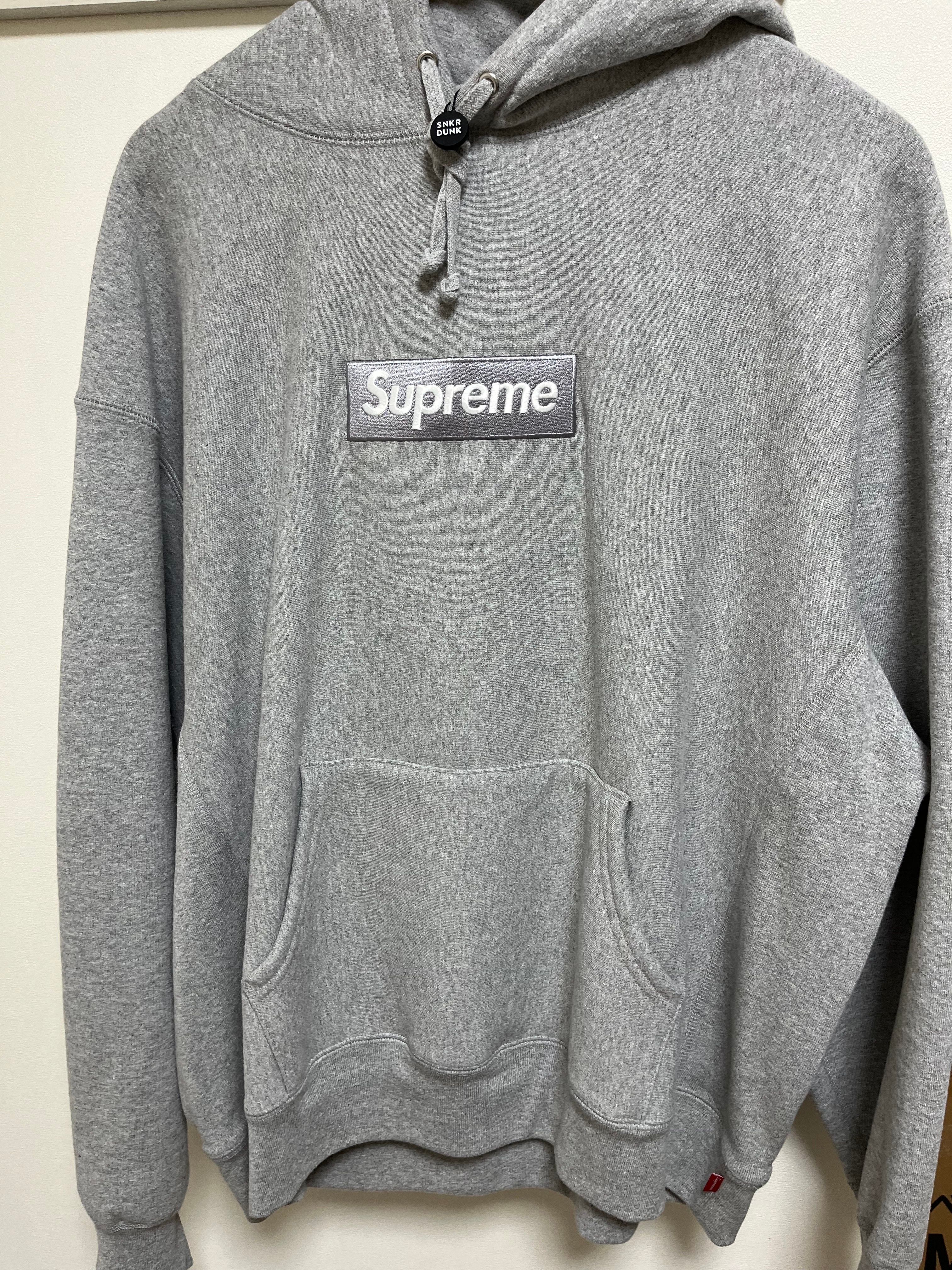 Supreme Box Logo Hooded Sweatshirt "Heather Grey" (24FW)