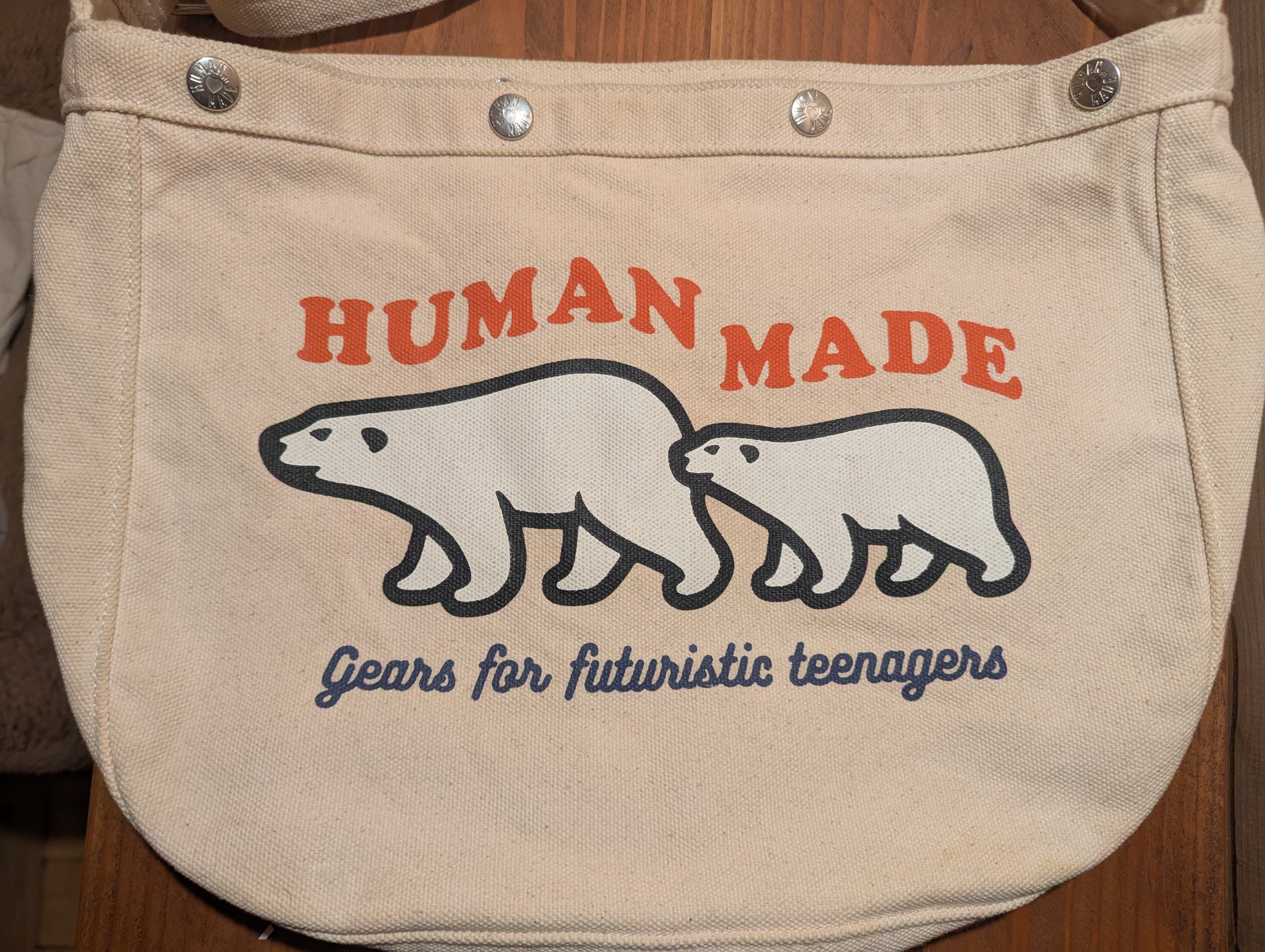HUMAN MADE Paperboy Bag "White"