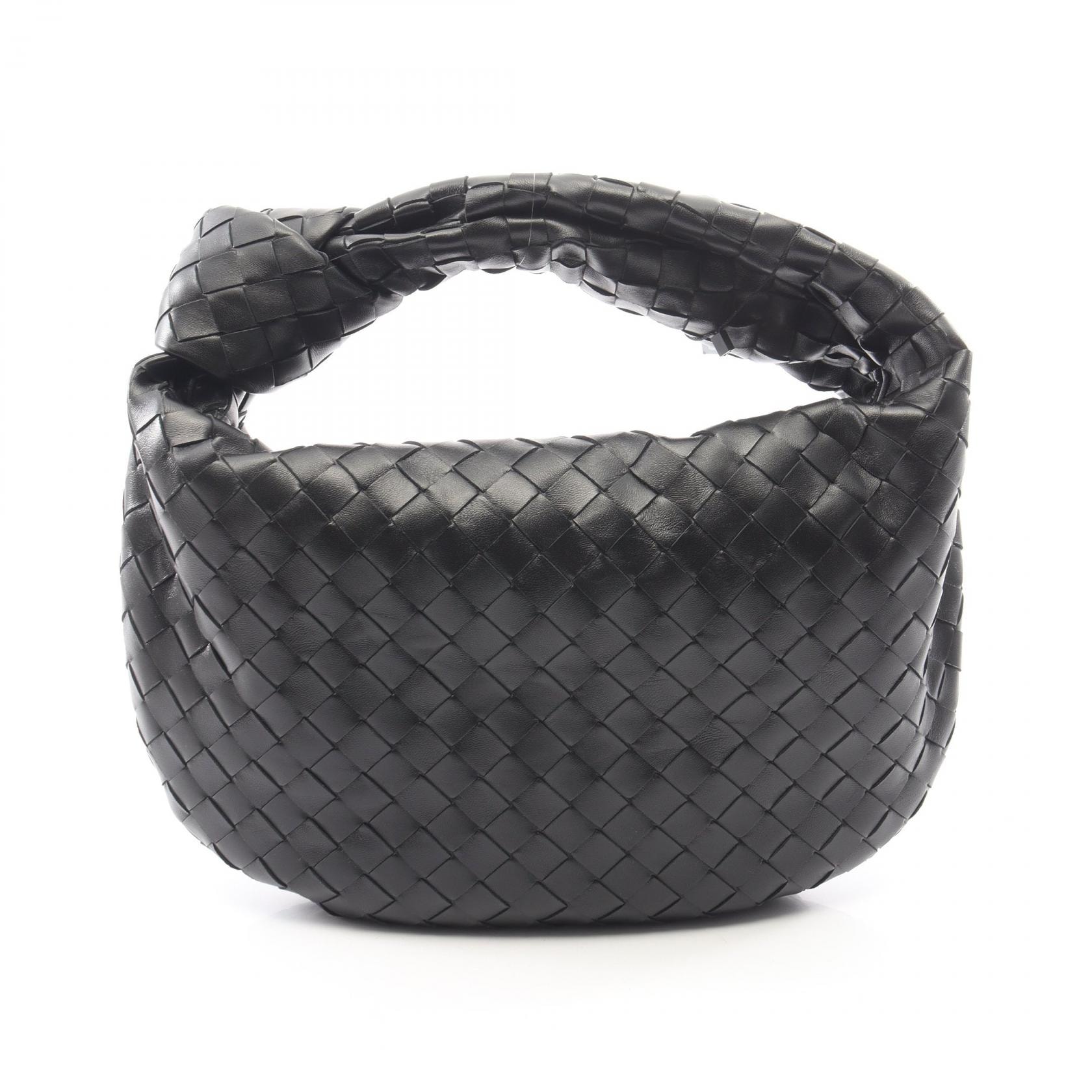 ボッテガヴェネタ BOTTEGA VENETA ティーン ジョディ ハンドバッグ バッグ レザー レディース ブラック系 690225VCPP08425 【新品】