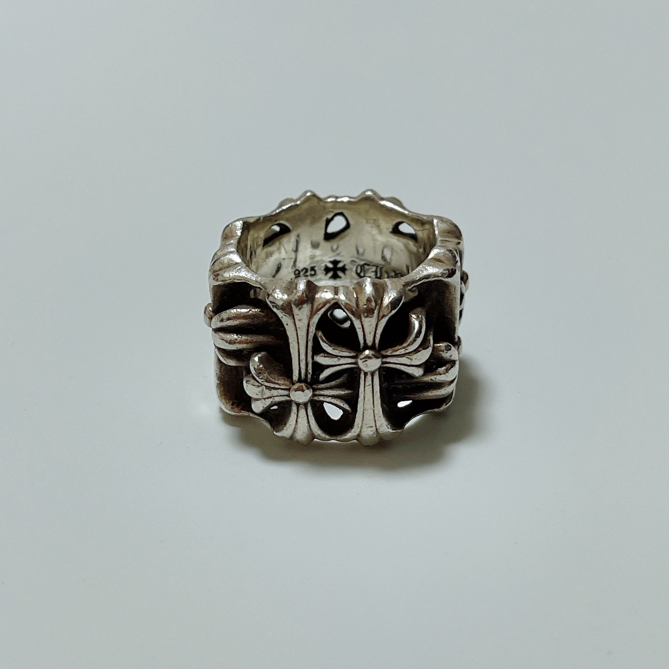 Chrome Hearts Cemetery Cross Ring "Silver"