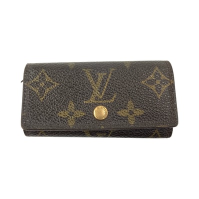 LOUIS VUITTON ルイヴィトン モノグラム ミュルティクレ4 4連キーケース M69517 ブラウン ジャンク品 現状渡し