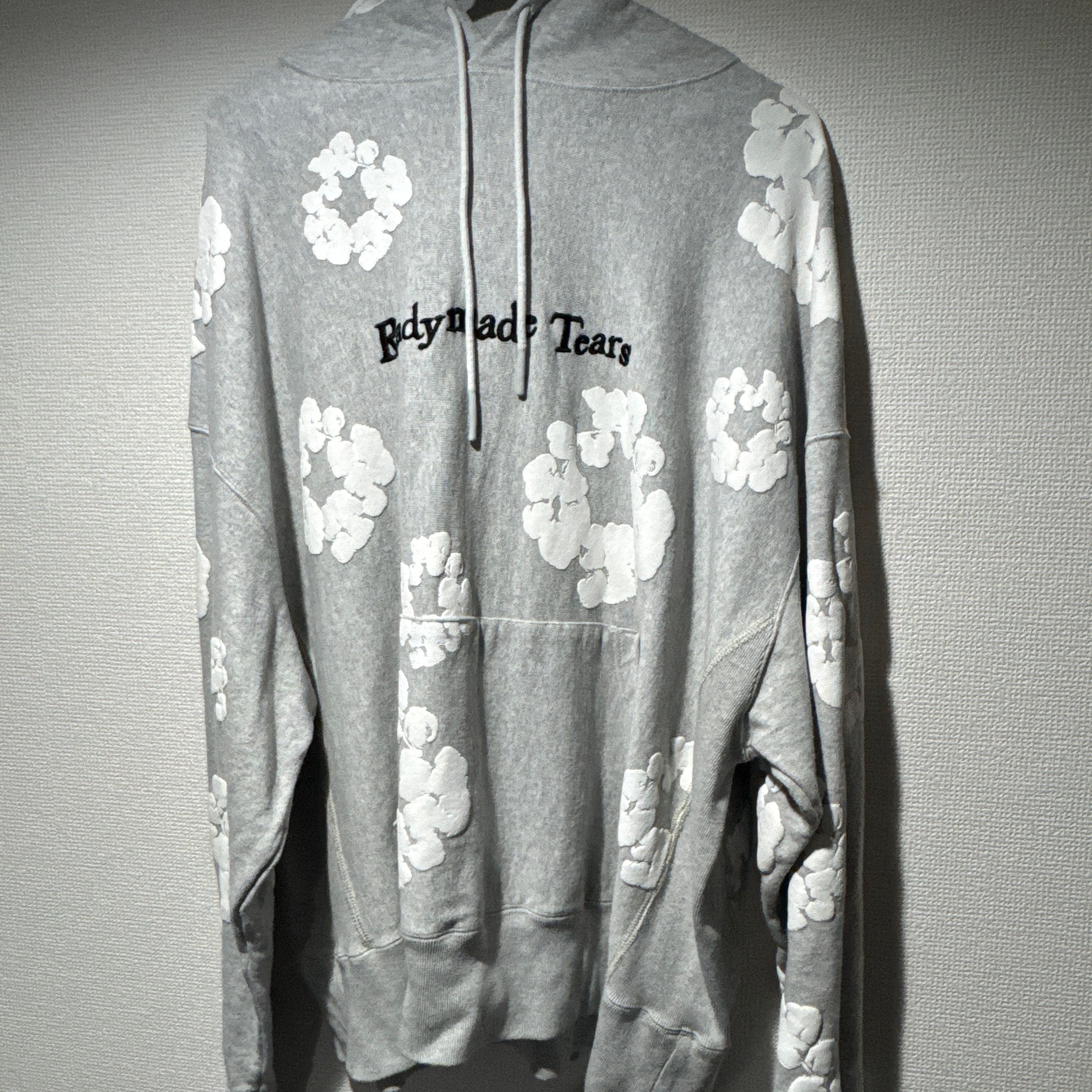 READYMADE x Denim Tears Cotton Wreath Hoodie "Grey/White"
