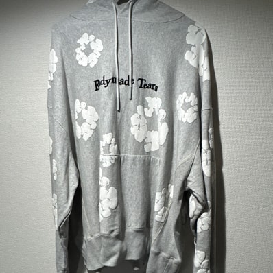 READYMADE x Denim Tears Cotton Wreath Hoodie "Grey/White"