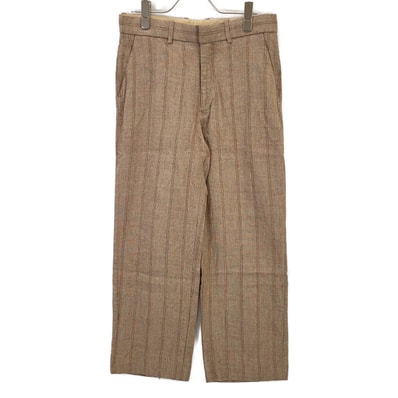 オーラリー A9SP03LW ベージュストライプ LINEN WOOL SILK SHARK SKIN SLACKS 3