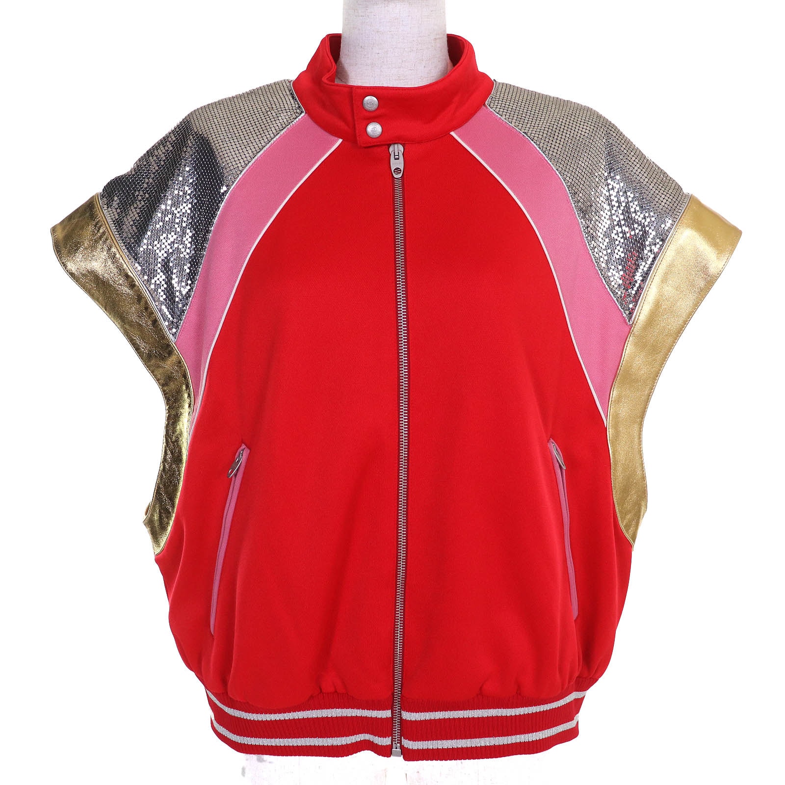 グッチ スパンコール インターロッキングG ジップジャケット 737404