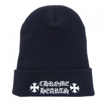 Chrome Hearts Wool Watch Cap Logo Embroidery Beanie "Black"