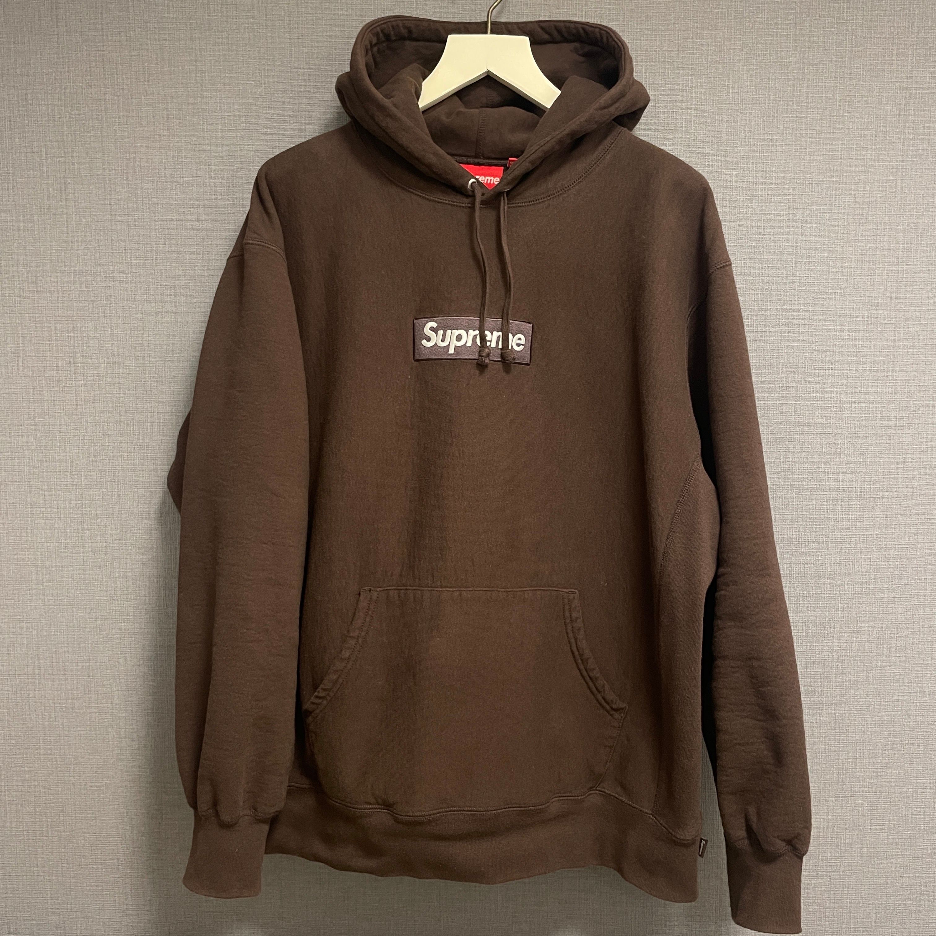 Supreme Box Logo Hooded Sweatshirt "Dark Brown" (21FW)