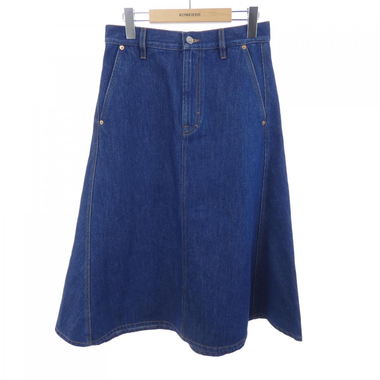 グッチ GUCCI ミドルレングスデニムスカート 807334 XDC5F スカート