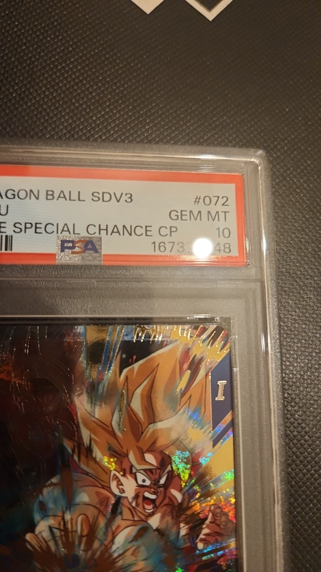 PSA10】孫悟空 GDR [SDV3-072](プロモーションカード「ゴッドレア