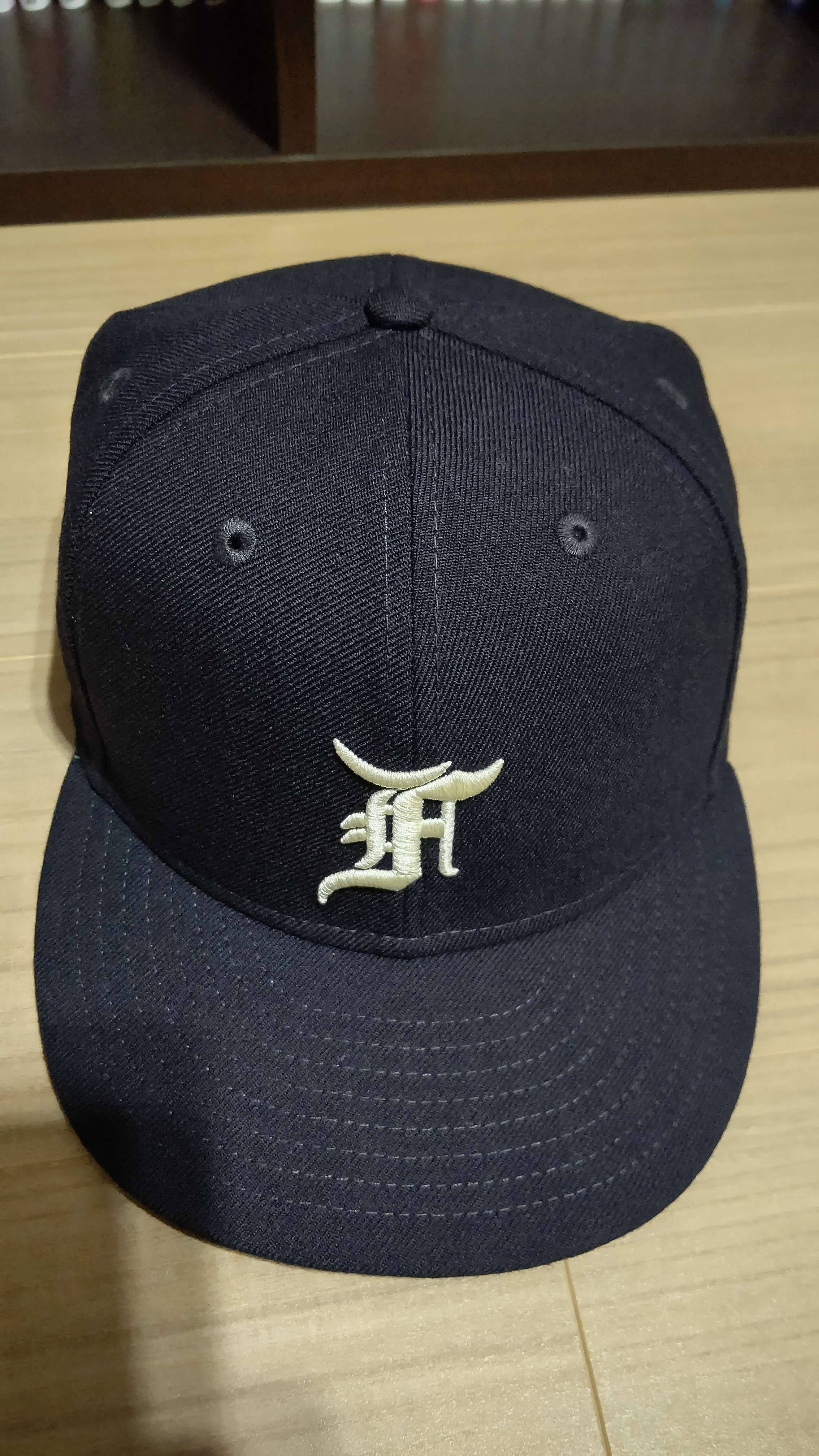 NEW ERA FEAR OF GOD ESSENTIALS 59FIFTY F LOGO Under Visor "Black"