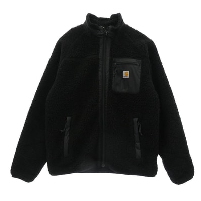 Carhartt カーハート ジャケット I025120 WIP PRENTIS LINER ジップアップ ボア フリースジャケット ブラック系 M【中古】
