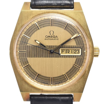 オメガ OMEGA 166.0141 ヴィンテージ Cal.752 ゴールド 自動巻き メンズ 良品 腕時計 N#148614