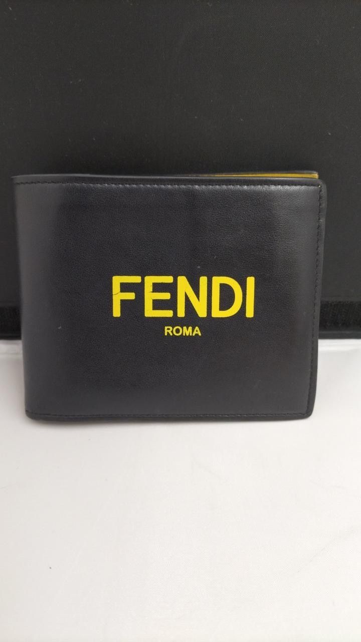 フェンディ コインケース付き二つ折り財布 レザー 二つ折り財布 "ブラック" 7M0001ADM8F0R2A