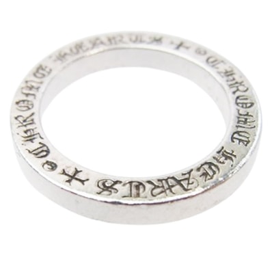 CHROME HEARTS クロムハーツ(原本無) リング 3mm SPACER PLN スペーサー リング プレーン シルバー系 13号【中古】