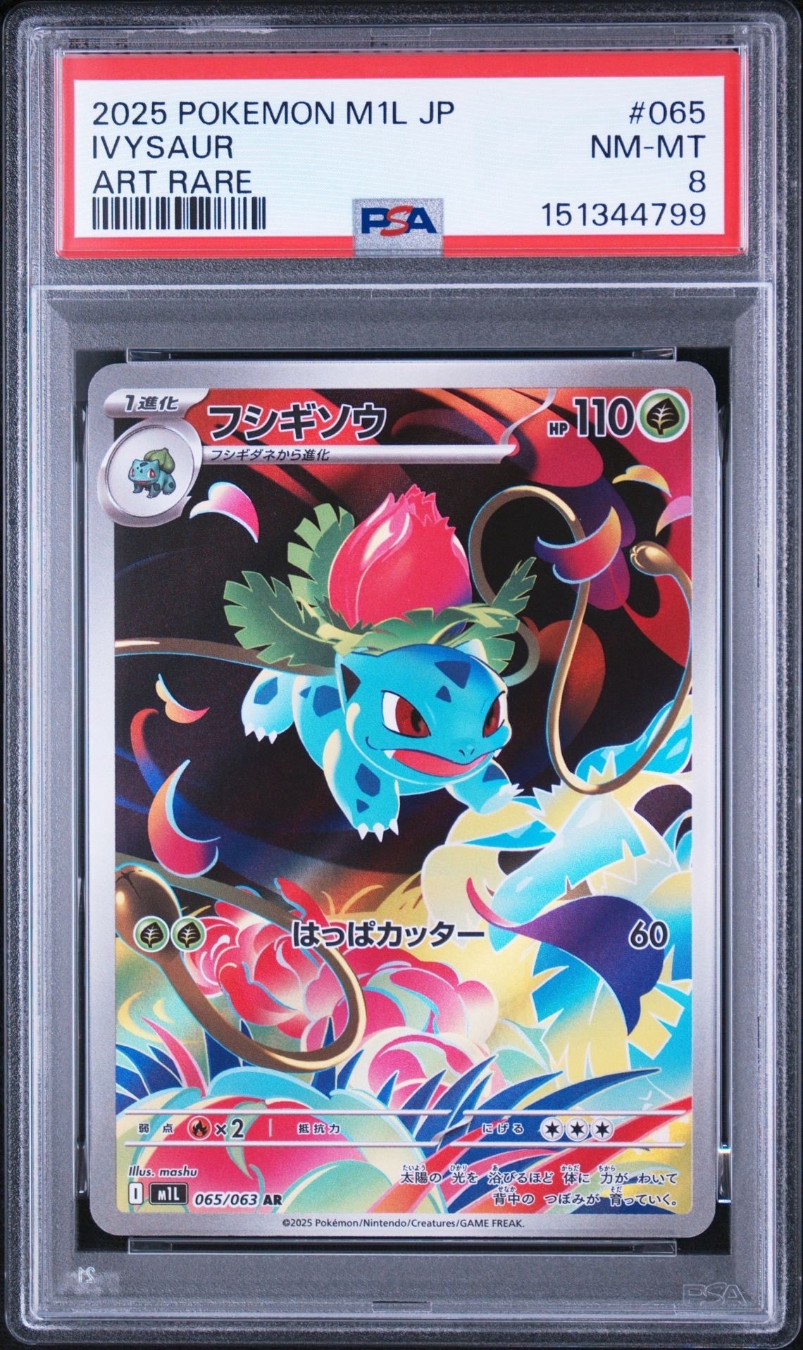 PSA10】フシギソウ AR [M1L 065/063](拡張パック「メガブレイブ」) 1枚
