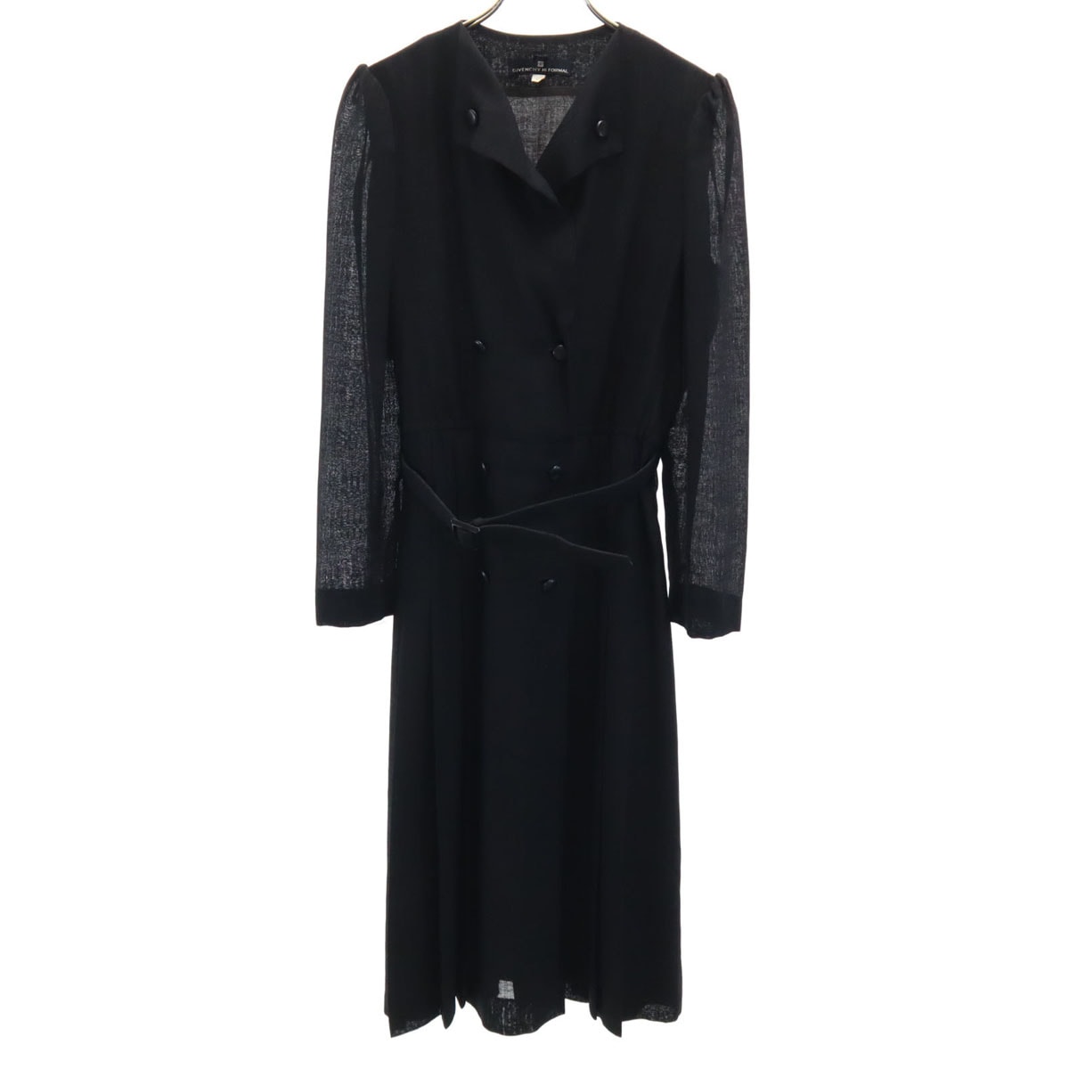 GIVENCHY ジバンシィ 90s オールド ワンピース 10 黒 HI FORMAL フォーマル