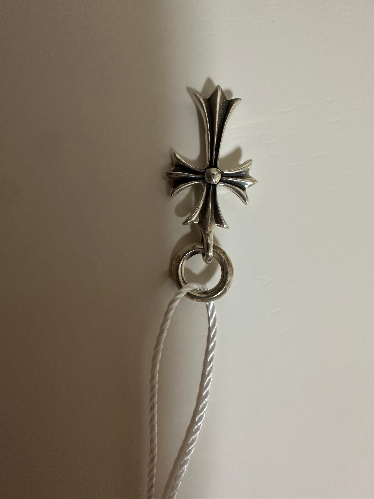 Chrome Hearts Tiny CH Cross Charm "Silver"