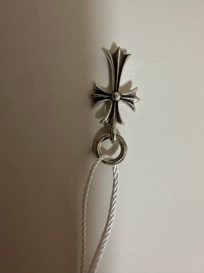 Chrome Hearts Tiny CH Cross Charm "Silver"