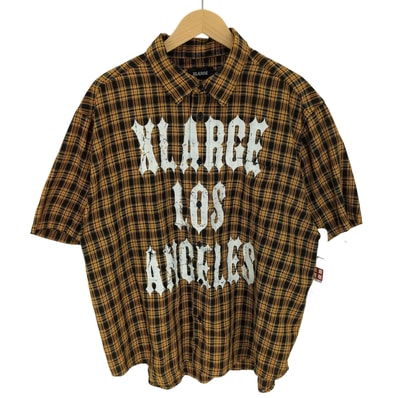 24SS PRINTED PLAID S/S SHIRT プリント柄 チェック柄 半袖 シャツ【1138483272665】