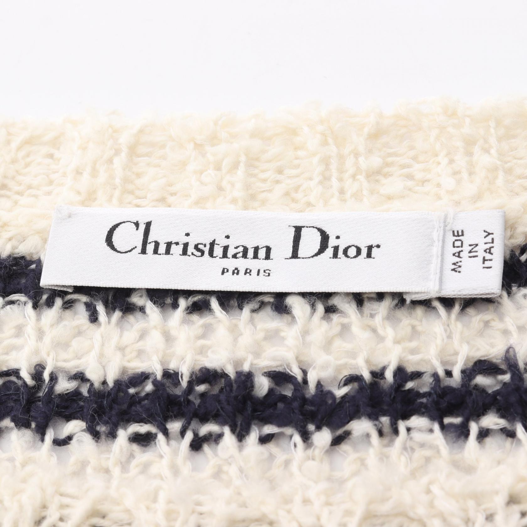 D (傷や汚れあり)】ディオール Dior Dior Marinière ニット 衣料品
