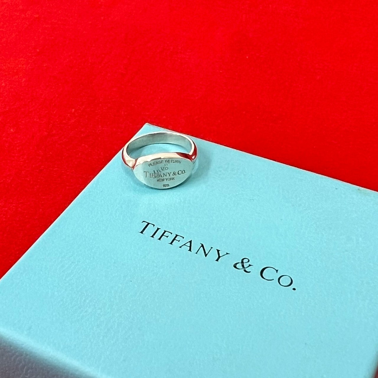 TIFFANY&Co. ティファニー リターントゥ リング シルバー925 リング・指輪 11号 シルバー
 28414