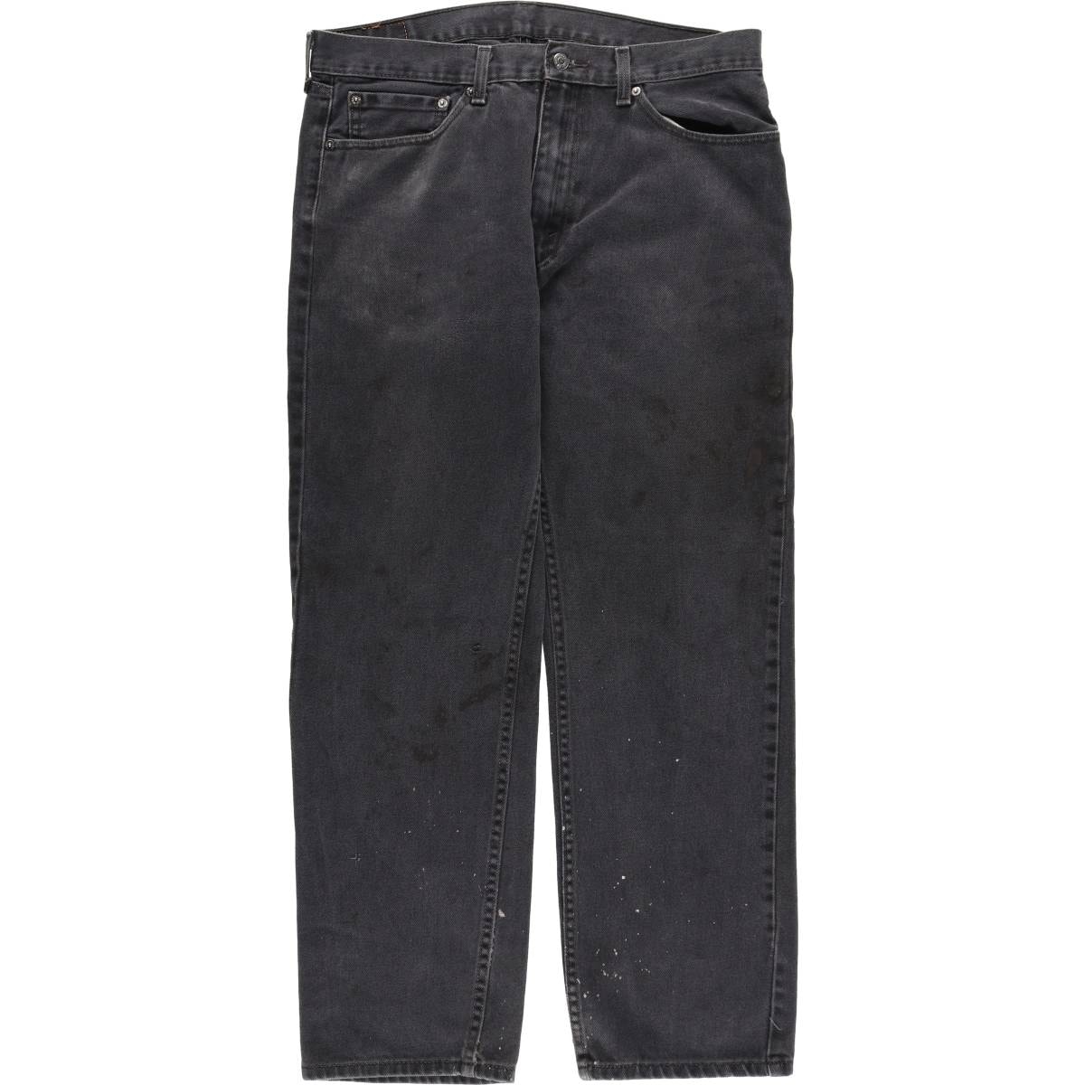 古着 リーバイス Levi's 505 ブラックデニム テーパードデニムパンツ メンズw37相当/eaa614671
