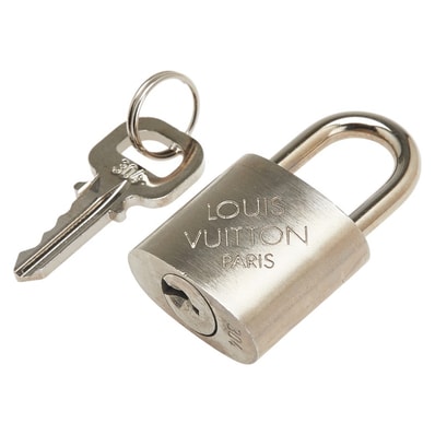ルイ ヴィトン カデナ 南京錠 キー セット シルバー メタル レディース LOUIS VUITTON 【中古】