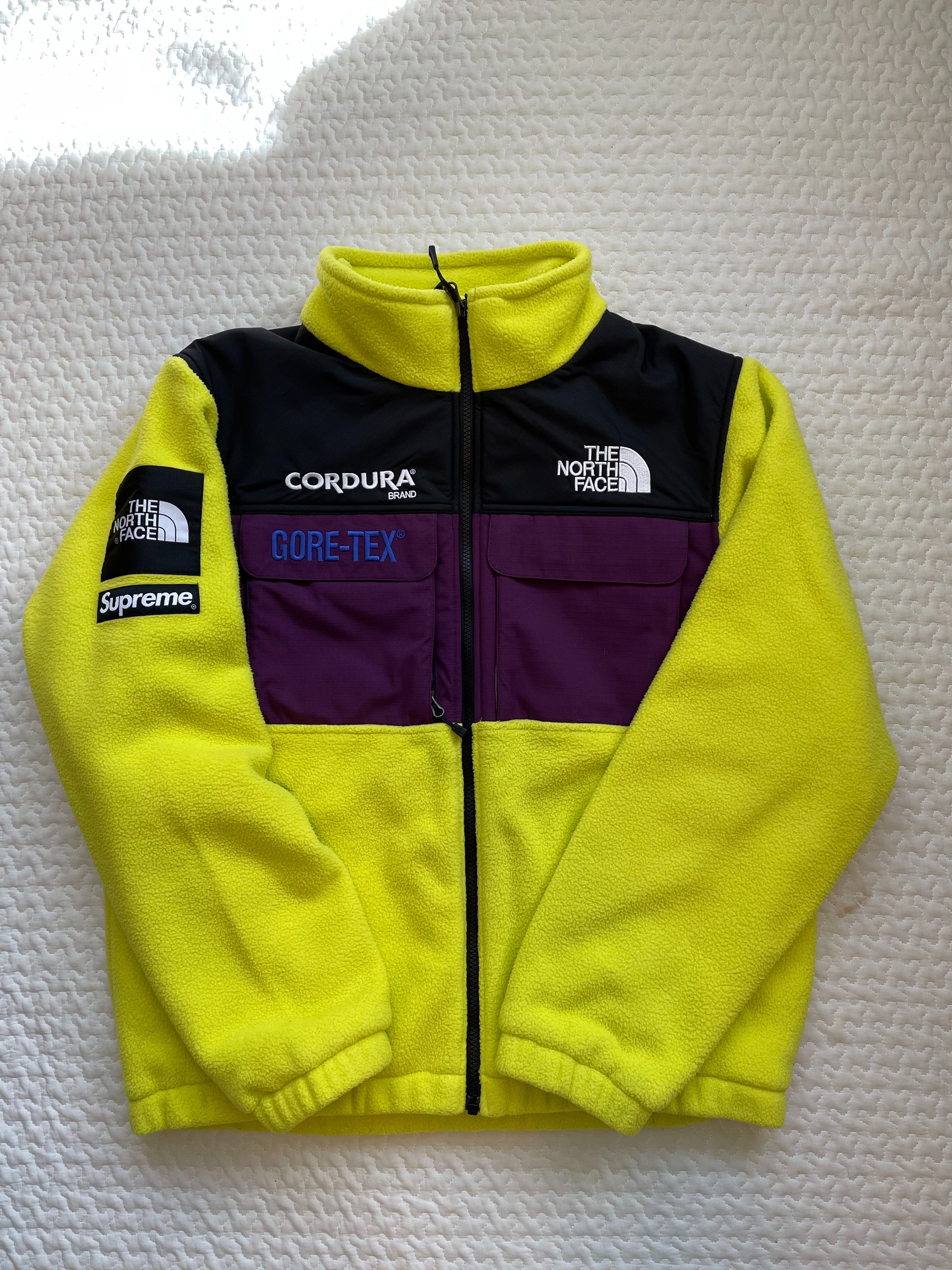 Supreme x The North Face Expedition Fleece Jacket "Yellow"