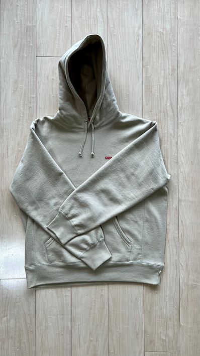 Supreme Small Box Hooded Sweatshirt "Taupe" (21FW)