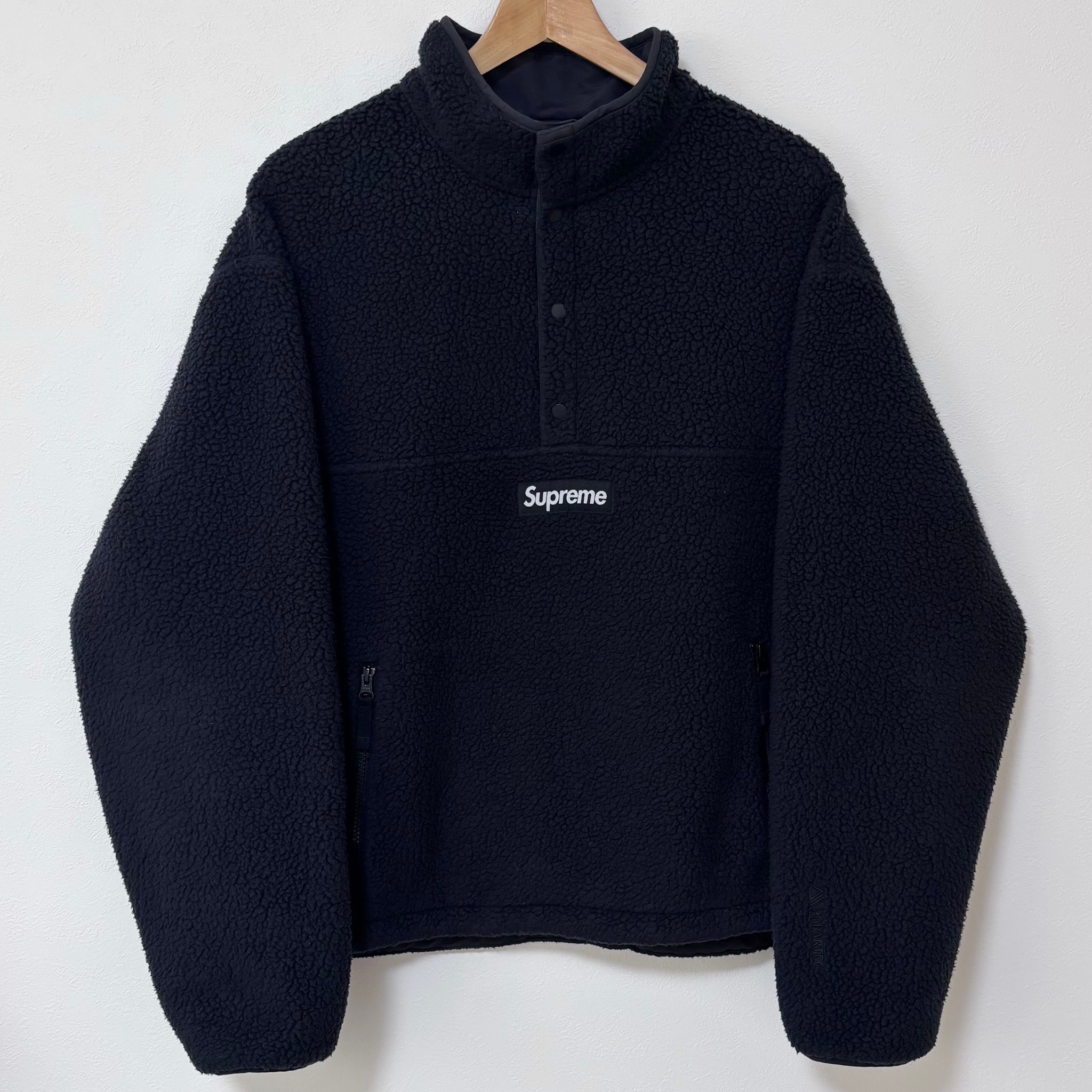 Supreme Polartec Shearling Reversible Pullover "Black" (24FW)