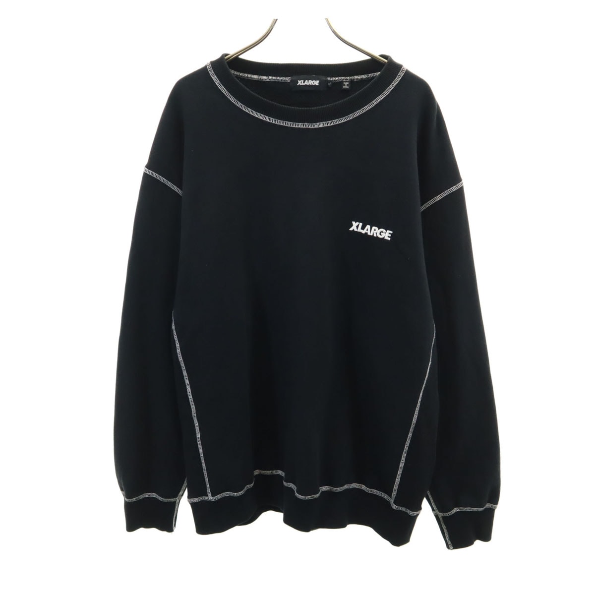 XLARGE エクストララージ 長袖 スウェット トレーナー L ブラック