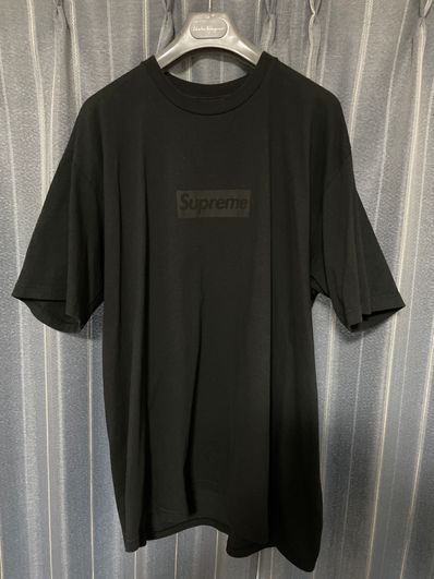 Supreme Tonal Box Logo Tee "Black"