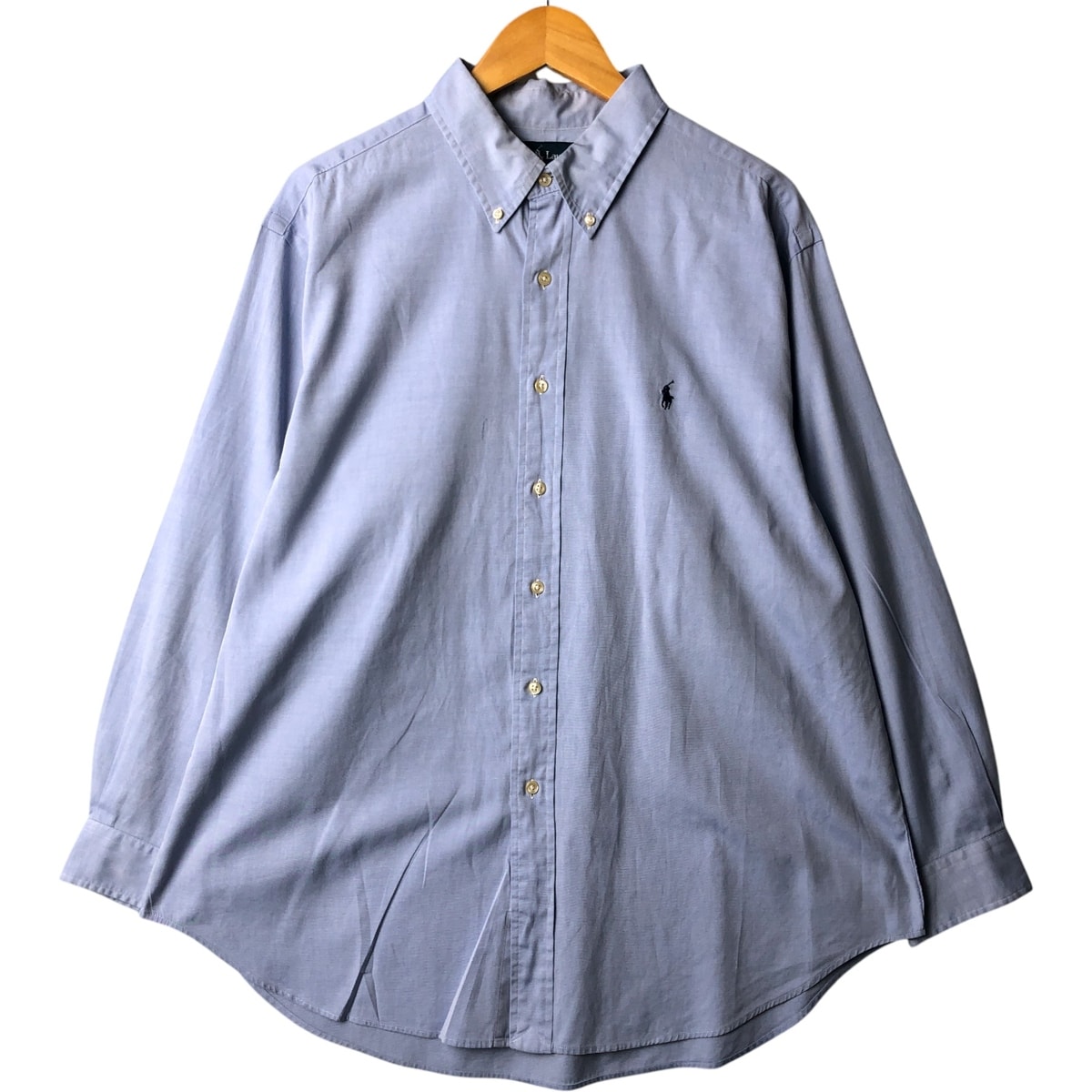 古着 ラルフローレン Ralph Lauren CLASSIC FIT クラシックフィット 長袖 ボタンダウンシャツ メンズXL相当/eaa584958