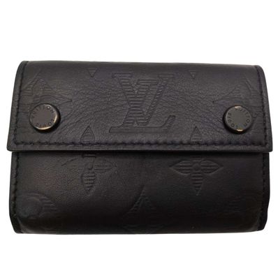 Louis Vuitton Discovery Compact Wallet Monogram Shadow "Noir"